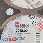 واشر سرسیلندر ایویکو A50، واشر سرسیلندر اصلی ایتالیا، LEMA 10045.00، قطعات موتوری ایویکو، واشر سرسیلندر رنو RVI، لوازم یدکی کامیون ایویکو نیک‌تراک